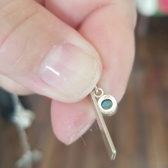 SS paper clip style charm bracelet. - Picture 5 of 5